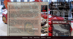 Desktop Screenshot of geon.pl