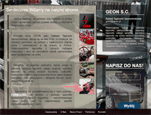 Tablet Screenshot of geon.pl